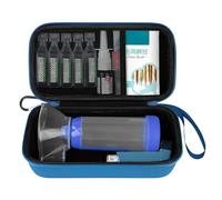 Elonbo Custodia per l'inalatore di asma, distanziatore per inalatori per bambini e adulti, maschere, porta inalatore Astma Travel Organize Bag, tasca adatta farmaci allergici, blu (solo caso)
