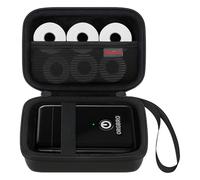 Elonbo Custodia per Nelko P21 / per TYPONOS P21 Label Maker Machine, Portable Bluetooth Label Printer Travel Bag, Mini Smart Handheld Labeler Storage Holder, Nero