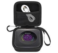 Elonbo Custodia per NETGEAR Nighthawk M1 MR1100 / M5 MR5200 / M6 / M6 Pro MR6500 5G Wireless WiFi Mobile Hotspot Router, tasca interna extra adatta al cavo, nero. (SOLO CASO)