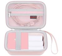 Elonbo Custodia per Phomemo M02 Label Maker, Pocket Printer Mini Sticker Stampante Bluetooth Inkless Thermal Photo Printer Borsa da viaggio, Portafogli per stampanti per etichette, Tasca per etichette