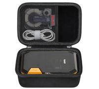 Elonbo Custodia per Phomemo M110 / per Phomemo M120 Label Maker, Portable Bluetooth Thermal Barcode Label Printer Machine Storage Bag, Tasca Extra Mesh Adatto Etichette Cavo Nastro. Nero