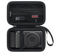 Elonbo Custodia per Ricoh GR IIIx HDF/GR IIIx/GR III HDF/GR III/GR II/GR Digital Camera, borsa da viaggio rigida per fotocamera compatta RICOH GR Premium, Nero