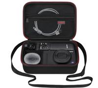 Elonbo Custodia per Sony ZV-1 / ZV-1F / ZV-1 II Vlog Fotocamera Digitale, Bluetooth Grip Vlogger Accessorio Kit per Vlogg YouTube Video Streaming 4K Borsa di Immagazzinaggio Della Fotocamera, Nero