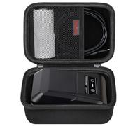 Elonbo Custodia per SUPVAN T50M Pro Bluetooth Label Maker Machine, Portable Inkless Bluetooth Barcode Label Printer Machine Bag, Tasca extra Mesh adatta etichette nastri. Nero