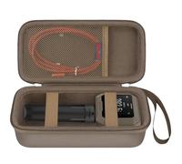 Elonbo Custodia rigida per cronografo Garmin Xero C1 Pro, custodia per cronografo Garmin Xero C1 Pro, custodia per cronografo balistico di precisione, borsa da viaggio, tasca per ricarica, marrone