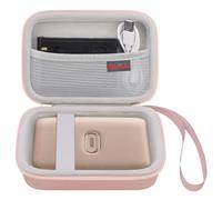 Elonbo Custodia rigida per Fujifilm Mini Link 2 / Fujifilm Mini Link Smartphone Stampante, Custodia protettiva da viaggio per stampante fotografica istantanea, Oro rosa