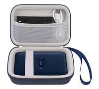 Elonbo Custodia rigida per Fujifilm Mini Link 2 / Fujifilm Mini Link Smartphone Stampante, Custodia protettiva da viaggio per stampante fotografica istantanea, Blu scuro