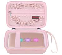 Elonbo Custodia rigida per Fujifilm Mini Link 2 / Fujifilm Mini Link Smartphone Stampante, Custodia protettiva da viaggio per stampante fotografica istantanea, Pink+Pink