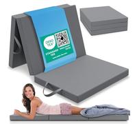 ELONEO Materasso pieghevole 90x200 cm, altezza 8 cm, materasso pieghevole per ospiti, materasso singolo, cubo per dischi intervertebrali, materasso da viaggio, letto per ospiti, letto pieghevole