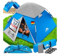 ELONEO Tenda pop-up - extra impermeabile e stabile, montaggio e smontaggio rapido in 45 secondi | Impermeabile | Tenda da campeggio | 2-4 persone