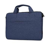 Elonglin Sacoche pour Ordinateur Portable Sac à Bandoulière Sac à Main Housse pour Ordinateur Porte-Documents Sac d'Affaires Voyage, blu, 14"