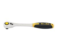 Elora 1/2"D 270Mm Fine Tooth Quick Release Soft Grip Reversibile Ratchet 25930