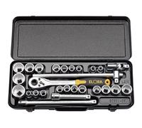Elora 1.3cmD Metrico E Imperial Presa Set 28 Pezzi Standard Lunghezza Cromato