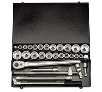 Elora 1.9cmD Metrico E Imperial Presa Set 31 Pezzi Standard Lunghezza Cromato