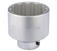 Elora 1"D 80Mm Metric Bi Esagono Socket Cromo Placcato Lunghezza Standard 67400