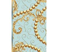 Elora James Lined Journal Notebook, 6.125" x 9.25" for women with Durable paper cover Journal for writing, College Ruled Notebook for Work & Note ... and Home Supplies, 160 Pages - Golden Element