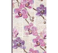Elora James Lined Journal Notebook, 6.125" x 9.25" for women with Durable paper cover Journal for writing, College Ruled Notebook for Work & Note ... and Home Supplies, 160 Pages - Purple Floral