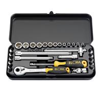 Elora Metrico Presa Set 0.6cmD 31 Pezzi Singolo Esagono Standard Lunghezza 25931
