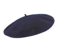 Elosegui - Berretto basco originale francese made in Spagna 100% lana merino con piatto largo 33 cm, Blu, 57