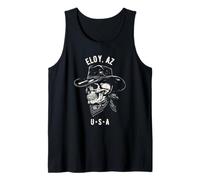 Eloy Arizona USA, Motivo: Teschio da Cowboy Invecchiato Canotta