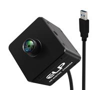 ELP 200fps Global Shutter USB 3.0 Camera, 1920x1200@120fps HD Webcam con 75° HFOV Lens senza distorsione, UVC Plug & Play per Motion Capture, compatibile con Windows, Mac e Linux
