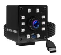ELP 3D Stereo 60fps USB Camera 1080P Webcam ad alta velocità con sincronizzazione a 180 gradi Fish-eye Dual Lens 4MP VR Camera