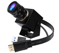 ELP 4K USB3.0 HDMI USB Camera Zoom Manuale Webcam 4K 60fps PC Camera Mini Close-up Camera per Computer H.264 Telescopio USB Telecamera di Sicurezza 8MP Telecamera CCTV Industriale (2.8-12mm Obiettivo