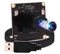 ELP 4K Webcam con microfono, sensore ultra HD IMX317 webcam webcam plug and play, streaming 30 FPS USB modulo fotocamera per desktop e laptop Windows, Linux, Mac OS, 2160P UHD mini USB per conferenze