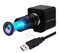 ELP Fotocamera USB 2 Megapixel USB Webcam 5-50 mm Manuale Variabile Zoom Obiettivo HD Camera USB compatibile con Mac/Windows/Linux/Android UVC Messa a fuoco regolabile Web Camera (1080P OV4689)
