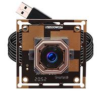 ELP Fotocamera USB autofocus da 5 MP per computer e Raspberry Pi OV5640 USB2.0 Lightburn, modulo per webcam con scheda video incorporata, cavo da 1 m per PC, laptop, Jetson Nano