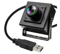 ELP Fotocamera USB da 12 MP, 4 K, webcam ad alta velocità da 120 fps, con funzione di luce stellata, per illuminazione debole, obiettivo grandangolare a 185°, Plug & Play per microscopio Ispezione
