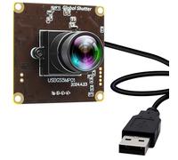 ELP Global Shutter USB Camera 50 fps Modulo fotocamera USB ad alta velocità per computer grandangolare nessuna distorsione fotocamera Lightburn incisore laser PC fotocamera per rilevamento movimento
