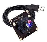 ELP Modulo fotocamera USB 4K con microfono per computer - Fotocamera industriale Lightburn da 8 MP IMX317 - 100 Obiettivo senza distorsione
