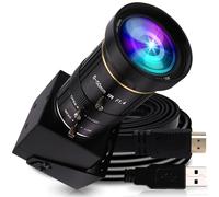 ELP Telecamera 4K USB HDMI USB Zoom Manuale Webcam Messa a Fuoco Variabile Mini Telecamera Close-up per Computer Telescopio H.264 Telecamera di Sicurezza USB 8MP IMX415 Telecamera CCTV Industriale (5