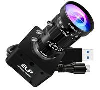 ELP Telecamera con zoom USB ad alta velocità, 1080P/230fps, 4K/60fps, 12MP/30fps, USB3.0/2.0 con messa a fuoco manuale Lightburn per Windows, Linux, Mac, Pi, Fast Frame 5-50 mm Zoom 10X IMX577 Webcam