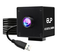 ELP Telecamera ultra HD 20MP USB3.0 per computer Mini UVC 3840P USB3.0/2.0 Lightburn telecamere per Windows Linux Mac Pi grandangolare 95° (H) AR2020 ad alta velocità 4K 30FPS Webcam per PC Laptop