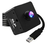 ELP Telecamera USB ad alta velocità 4K 60FPS per computer, mini UVC 2160P USB3.0/2.0 Lightburn per Windows, Linux, Mac, Pi, Fast Frame grandangolare 100° (H) IMX678 Webcam per PC Laptop Jetson Nano