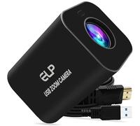 ELP Telecamera USB con zoom 12X 4K 30fps 1080P 60fps HDMI USB Webcam autofocus Zoom manuale Telecomando a infrarossi Telecamera PC H.265 H.264 ad alta velocità per videoconferenze in streaming chiesa