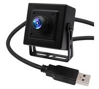 ELP Videocamera USB grandangolare da 16 MP con alloggiamento a scatola Webcam Fisheye a 180 gradi IMX298 Mini UVC USB2.0 4K Web Camera per Computer Video Industriale Videocamera PC Robot Sorveglianza