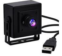 ELP Webcam 5 MP HD Aptina PC Camera Web Cam con obiettivo fisheye 180 gradi per stampante 3D industriale, webcam compatibile con Windows Android Linux