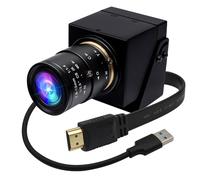 ELP Webcam USB 3.0 4K 60fps - Uscita HDMI per TV/Monitor - Zoom Manuale - Videoconferenza PC Camera ad alta velocità - Messa a fuoco variabile H.264