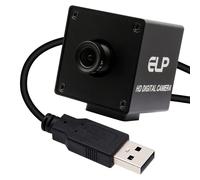 ELP Webcam USB 4K con obiettivo a messa a fuoco fissa da 3,6 mm, mini webcam USB UHD 2160P con sensore di colore per mini webcam industriale UVC USB 2.0 per computer, laptop, PC