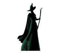 Elphaba Strega Da Wicked Grandezza Naturale Cartone Silhouette Con Mini - C