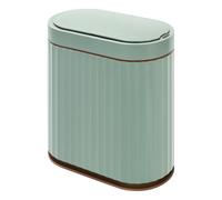 ELPHECO Pattumiera da bagno con coperchio automatico Cestino con sensore da 2 galloni, Pattumiera piccola intelligente, Cestino della spazzatura impermeabile IPX5, Cestino piccolo sottile, Cestino per
