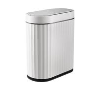 ELPHECO Pattumiera da bagno con coperchio, piccolo cestino con sensore da 7,57 litri, cestino della spazzatura intelligente sottile, cestino automatico impermeabile, cestino della spazzatura stretto
