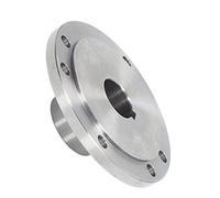 Elprico 125 -MM MACCHINE DI TORNI ALLA FLANGIA DELABURA MANGANESE CHUCK ACCIAIO Piastra DI Collegamento per -125 K72 Installazione Semplice per gli Appassionati DI Elaborazione dei Metalli (20MM)