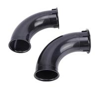 Elprico 2 Pezzi Tubo di Porta Altoparlanti, Sfiato per Aria Curva con Supporto da 80 Mm, Tubo di Riflesso dei Bassi Subwoofer per Mobili DJ PA, Audio Domestico, Altoparlanti di Libreria