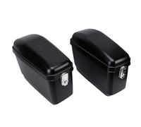 Elprico 45L Valigie Rigide Laterali per Moto con Serrature e Kit Staffe di | Coppia di robusti ABS, serratura con apertura superiore con 2 chiavi, rivestimenti in PU rimovibili, kit completo di