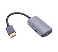 Elprico Adattatore per Display Video da HDMI a USB C, Hub per Occhiali AR, HDMI Maschio 4K a 60 Hz a USB C Femmina per XREAL One, XREAL Air 2 Pro, RayNeo, Switch 2, 1, Convertitore