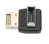 Elprico Adattatore USB 3.1 TYPE-E, Angolo di Sterzo a 90 Gradi, Scheda Madre del Computer, Adattatore USB 3.1 TYPE-E, PH74A